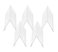 GARIOUANS 5Pcs Blank Acrylic Table Signs Elegant Seating Number Holders for Weddings Parties and Business Events Smooth Surface Easy to Clean Safe to Touch Compact Design