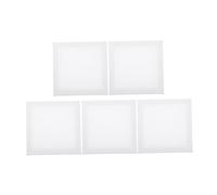 GARIOUANS 5Pcs Cotton Linen Oil Painting Canvas Panels Multi-Function Artist Drawing Boards Wood Frame Blank Art Boards for Acrylic Oil Paint Craft
