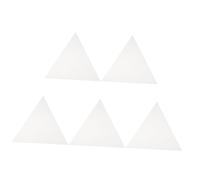 GARIOUANS 5pcs Equilateral Triangle Canvas Panels Oil Paint Boards for Acrylic and Oil Painting Stretched Blank Canvases with Fine Texture Paint Artist Boards for Students and Professionals