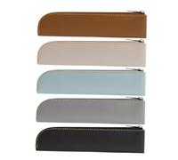 GARIOUANS 5pcs Large Capacity Pencil Case Pencil Pouch Pen Organizer Bag Pen Pouch Bag Pu Large-Capacity Aesthetic Organizer Leather