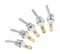 GARIOUANS 5Pcs Metal Chainsaw Power Control Toggle for Gasoline Saw Tools Logging Tool Replacement Safety Shut Off Kit Repair