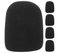 GARIOUANS 5pcs Microphone Sponge Windshield Covers Mic Wind Muff Protective Sponge Filter for Handheld Microphones Stage Singing Ktv Performance