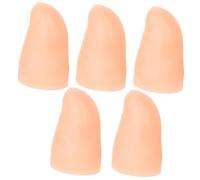 GARIOUANS 5pcs Red LED Finger Lights Thumb Tip Glow Accessories for Party Tricks Performance Props Halloween Night Shows