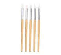 GARIOUANS 5Pcs Silicone Head Clay Pens Professional Polymer Modeling for Pottery and Household Use Durable and Forming Accessories