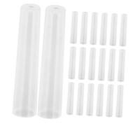 GARIOUANS 60pcs Clear Pencil Caps Pencil Tip Protector Extender Holders for Artists School Supplies Quick Application Plastic Pen Holder Cover Safe for Bulk Pack