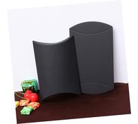 GARIOUANS 60Pcs Kraft Paper Candy Pillow Boxes with Rope Portable Party Favor Holders for Wedding Birthday Christmas Treats and