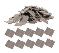 GARIOUANS 60Pcs Miniature Handcrafted Sand Table Tiles for Dollhouse Accessories High-density Pottery Bricks for Micro Landscape DIY Compact Lightweight Model Building Kit for Hobbyists and