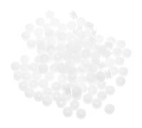 GARIOUANS 60pcs White Plastic Pulley Wheels DIY Car and Plane Parts Compatible with Various Belt Styles for Educational Model Making and Teaching Demonstrations