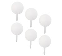 GARIOUANS 6pcs Acrylic Plant Labels with Pointed Design for Garden and Nursery Reusable Plant Name Tags for Vegetable and Flower Identification and Easy to Insert Soil Markers for Gardening