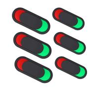 GARIOUANS 6pcs Acrylic Privacy Indicator Signs for Office Bathroom Restroom Doors Self-adhesive Occupied Vacant Sliding Signs for Meeting Rooms Hotels Dormitories