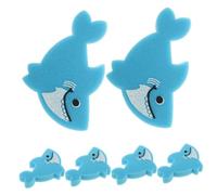 GARIOUANS 6pcs Animal Bath Sponge for Cute Shark Ocean Creatures Fast Drying Body Scrubber Multipurpose Cartoon Bath Easy Grip Shower Accessories for Boy Girl