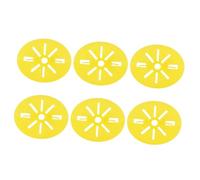 GARIOUANS 6pcs Beekeeping Hive Escape Tools Cone Shaped Bee Nest Door Valve for Efficient Hive Management Durable Yellow Entrance Gate for Beekeeper Use
