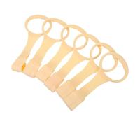 GARIOUANS 6pcs Boy Girl Fence Playpen Pull Rings Boys and Girls Walking Assistant Rings for Crib Bed Exercises Nursery Hanging Toys for Month Old