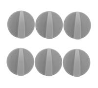 GARIOUANS 6pcs Friendly Dollhouse Stove Knobs Plastic Replacement Control Buttons for Miniature Kitchen Appliances Smooth Turning Pretend Play Accessories