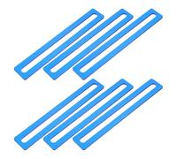 GARIOUANS 6pcs Guided Reading Ruler Dyslexia Reading Tracking Strips for Adults Boy Girl Guided Bookmarks