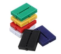 GARIOUANS 6pcs Mini Solderless Breadboards for Electronics Projects Small Experiment Tools with Secure Pins Color Coded Circuit Boards for Laboratory and Prototyping