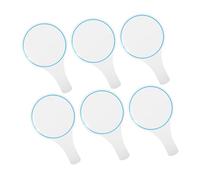 GARIOUANS 6pcs Portable Dry Erase Scoreboard with Handle Single Sided Tabletop Whiteboard for Voting Scoring Classroom Competitions Events and Office Use