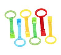 GARIOUANS 6pcs Stand Up Pull Rings for Boy Girl Walking Safety Rings Bed Crib Tools Easy to Use Support for Learning to and Durable Design