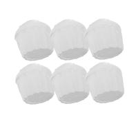 GARIOUANS 6pcs White Foam Cake Model Set for DIY Crafts and Baking Practice, Smooth Surface Delicate Details, for Cake Decorating and Artistic Projects