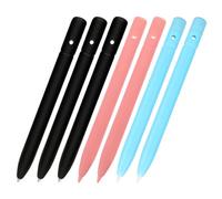 GARIOUANS 7pcs Universal Stylus Pen Set for Lcd Writing Tablets, 8.5/10/12 Inch Partial Erase Doodle Board Stylus with Black, Blue, and Pink Pens, Compatible with Touch Screens and Tablets