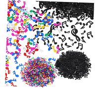 GARIOUANS 8 Packs Music Notes Confetti Decorations Colorful Paper Table Scatters for Party Wedding Graduation Recital Lightweight Decorative Props for Birthday and Celebration