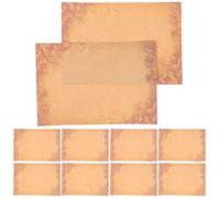 GARIOUANS 8 Sheets Vintage Style Decorative Writing Paper Multi-use Blank Letter Paper for Thank You Notes Poems Love Letters Calligraphy Practice Greeting Cards and Invitations