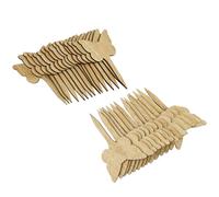 GARIOUANS 80pcs Creative Gardening Tags Decor Plant and Flower Labels Flower Tags Herbs Plants Garden Labeling Vegetable Labels Garden Picks Seed Beige