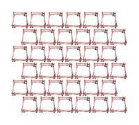 GARIOUANS 80Pcs Mini Plastic Fence Ornaments Garden Decoration Model Simulation Barrier for Accessories Farm Scene Diorama Tabletop Landscape