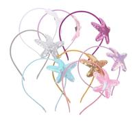 GARIOUANS 8pcs Seastar Modeling Headdress for Little Hair Hoops Ocean Animal Hair Accessories for Princess Party Decoration Random Color