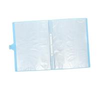 GARIOUANS A3 Blue Art Portfolio Case with 30 Pages Handheld Diamond Art Storage Book and Poster Binder for Artists with Plastic Binder Sleeves and Sketch Storage