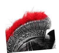 GARIOUANS Ancient Roman Helmet Medieval Knights Warrior Costume Hat with Folding Face Mask for Cosplay Themed Parties and Stage Performances European Warrior Headwear