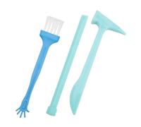 GARIOUANS Archaeological Dig Kit for 3pcs Set with Plastic Hammer, and Brush Educational Excavation for Boys and Gemstone Digging Science Learning