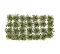 GARIOUANS Artificial Mini Shrubs for Landscaping, Miniature Resin Shrub Models in Yellow, Micro Landscape Bush Adornments for DIY Sand Table and Model Scenery