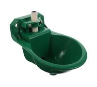 GARIOUANS Automatic Sheep Goat Water Bowl with Float Valve Plastic Livestock Waterer Trough for Calf Pig Dog Self-refilling Easy to Clean with Drainage Efficient Hydration for Farm Animals