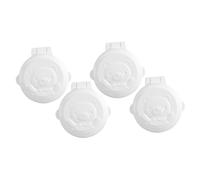 GARIOUANS Baby Safety Protective Switch Lock for Electrical Appliances, White 4pcs Set, Prevents Accidental Pressing, for Childproofing Cabinets and Devices