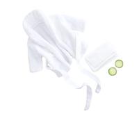 GARIOUANS Bathrobe Towel Prop Set Cucumber Slice, Photography Outfit 0-3 Months, White Soft Cotton Bathrobe for Newborn Photoshoot