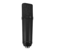 GARIOUANS Black Metal Condenser Microphone Body and Provides with Xlr Tube Shell and Internal Suspension, Sturdy DIY Vocal Mic Housing Reduces Airflow Turbulence for Karaoke and Gaming