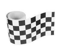 GARIOUANS Black White Bulletin Board Border Stickers, Striped Peel and Stick Wallpaper, Art Paper, Universal Fit for Classroom Blackboard and Office Decor, Enhanced Aesthetics