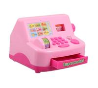GARIOUANS Boy Girl's Cash Register Toy Pretend Play Accessory for Home Cognitive Learning Toy for Boy Girl Mini Simulation Cash Register Model Fun Supply Girls