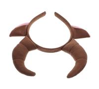 GARIOUANS Bull Ears Headband with Realistic Horns Cosplay Hair Accessory for Halloween Costumes Themed Parties and Festivals for Celebrations and Photo Props