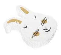 GARIOUANS Candy Filled Bunny Head Pinata for Birthday Party Decoration, Easter Pull String Party Pinata, Paper Piñata for ’s Festival Celebration