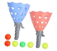GARIOUANS Catch Ball Game with Baskets and Balls Fun Outdoor Parent for Toss Pop Pass Catch Activities Suitable for Boys and Party Favor and Family Play