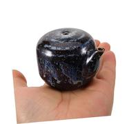 GARIOUANS Ceramic Water Dropper for Calligraphy and Ink Grinding Jingdezhen Kiln-Glazed Blue Ink Dropper for Brush Painting Simple Design Water Container for Chinese Calligraphy Supplies