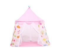 GARIOUANS Childlike Cartoon Cloth Playing Tent for Stable House with Protective Gauze Indoor Outdoor Playhouse for Boys and Fun Imaginative Play and Reading