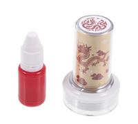 GARIOUANS Chinese Year Dragon Plastic Scrapbook Stamp for DIY Crafting Lightweight Portable Journal and Card Decoration Tool with Elegant Animal Pattern Designs