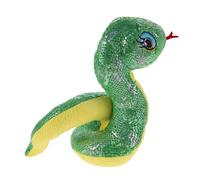 GARIOUANS Chinese Year Plush Snake Soft Stuffed Animal Doll Cartoon Design Green Year Snake Collectors