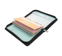 GARIOUANS Clutch Bag for Credit Card Practical Budget Envelope PU Material Portable Storage Bag Zipper Closure Women's Cash Wallet UK Everyday Budgeting Organizer Large Capacity