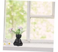 GARIOUANS Creative Humanoid Ceramic Flowerpot Sitting Planter for Desktop Balcony Indoor Use Stylish Terracotta Pot Alternative with Fine Workmanship and Elegant Texture for Home Office