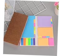 GARIOUANS Creative Sticky Memo Pads Multipurpose Adhesive Notes for Students Office School Stationery Compact Removable Self-stick Reminder Labels for Books Reports Journals