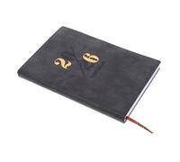 GARIOUANS Daily Planner Notebook Black Thick Paper with Monthly Tabs Weekly Monthly Views for Detailed Management Full Year Coverage From January to December Simple Aesthetic Diary Organizer
